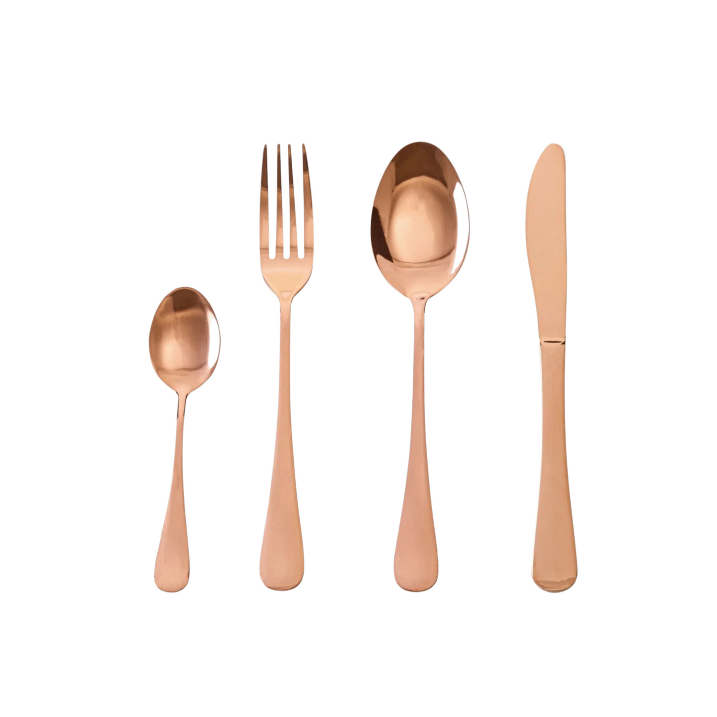 Copper Cutlery Set