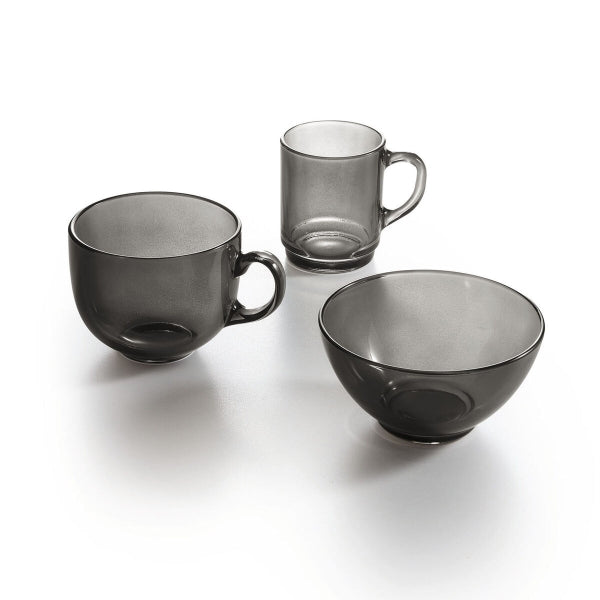 Alba Grey Tea Cup Set