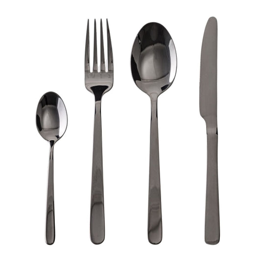 Black Cutlery Set