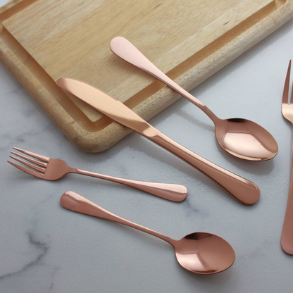 Copper Cutlery Set