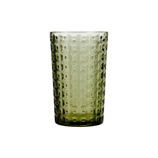 Alma Green Grid Tumbler Set